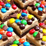 Loaded Peanut Butter Cookie Dough Brownie Bars