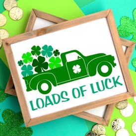 Loads of Lucky Printable St. Patrick's Day Free Printable and SVG Cut File