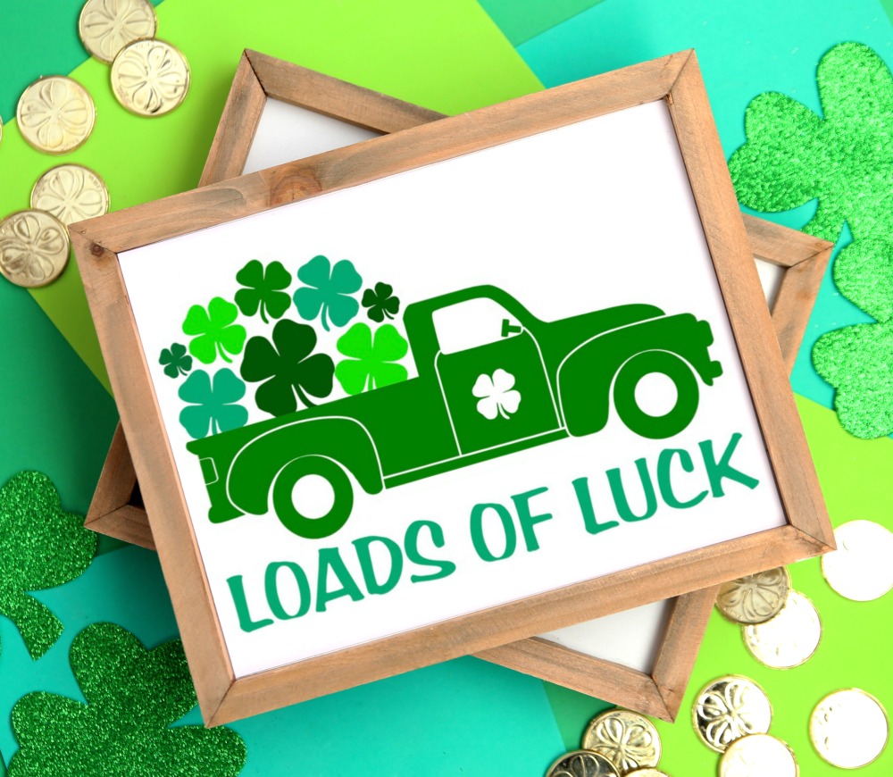 Loads of Luck Vintage Truck Printable Sign