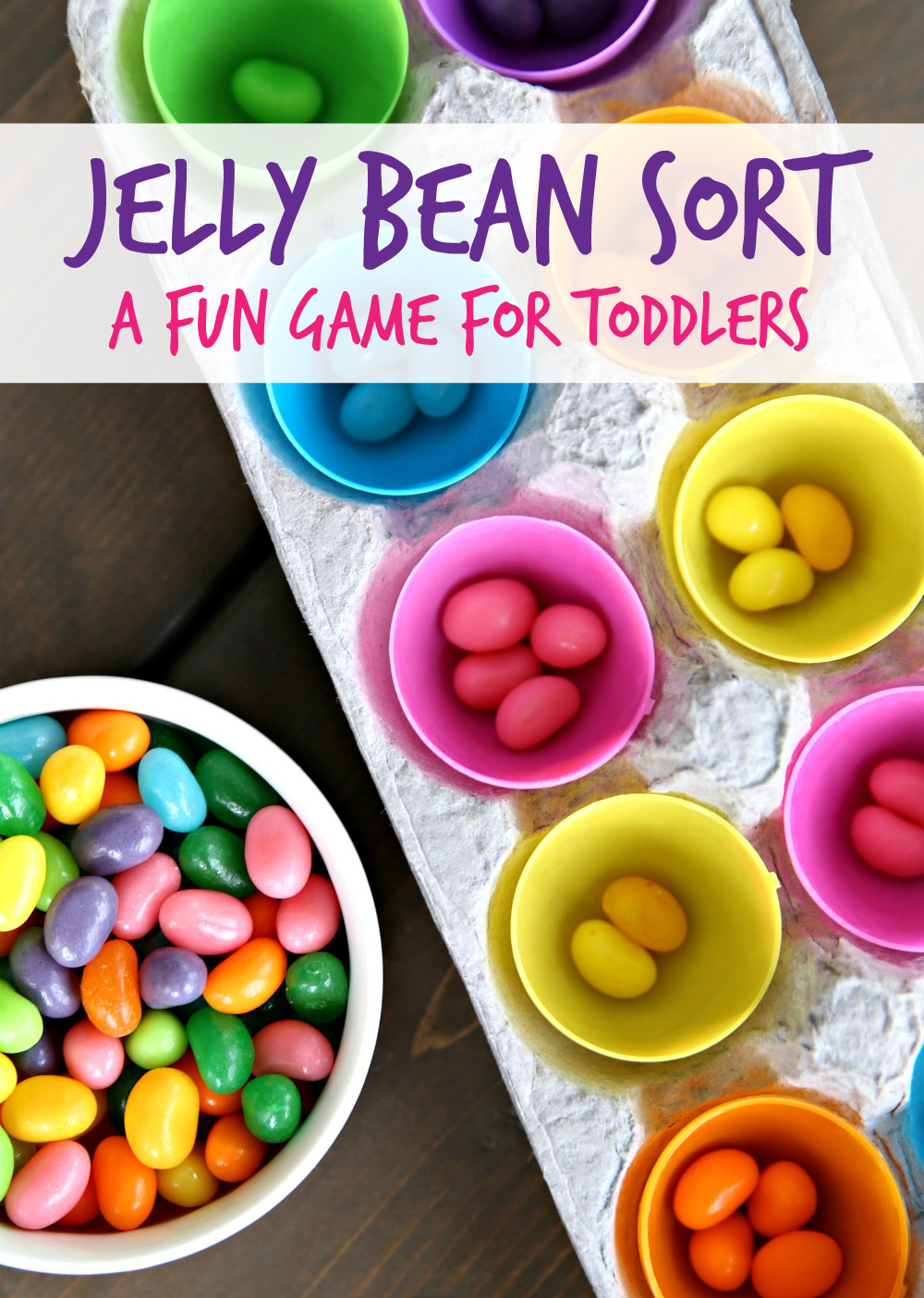 Sorting Jelly Beans Toddler Game