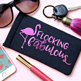 Flocking Fabulous Free SVG Cut File and Sunglass Case Tutorial