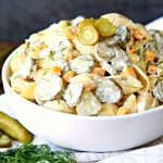 A Must-Make Dill Pickle Pasta Salad Recipe