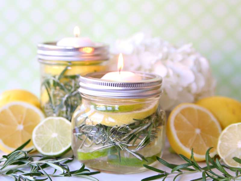 Keep those pesky bugs away and enjoy your outdoor living space with these fabulous DIY Bug Repellent  Mason Jar Luminaries.  All you need is a few simple supplies and you won't have to worry about any bug bites.  Just sit back and relax!