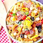 Pasta Pizza Salad is a delicious pasta salad that everyone will love!