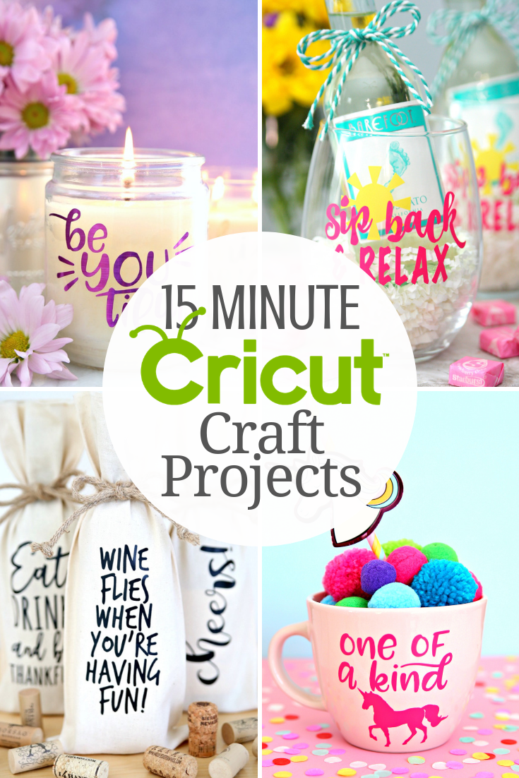 15 Minute Cricut Craft Projects