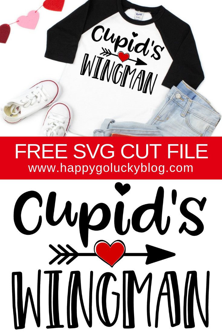 Free Cupid's Wingman Cut File for Valentine's Day