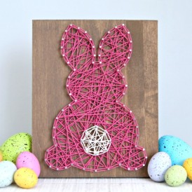 Easter Bunny String Art