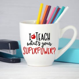 I teach what's your superpower Free SVG Cut File