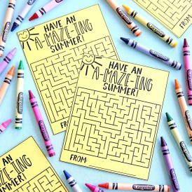 Have an Amazing Summer Free Printable Maze Cards