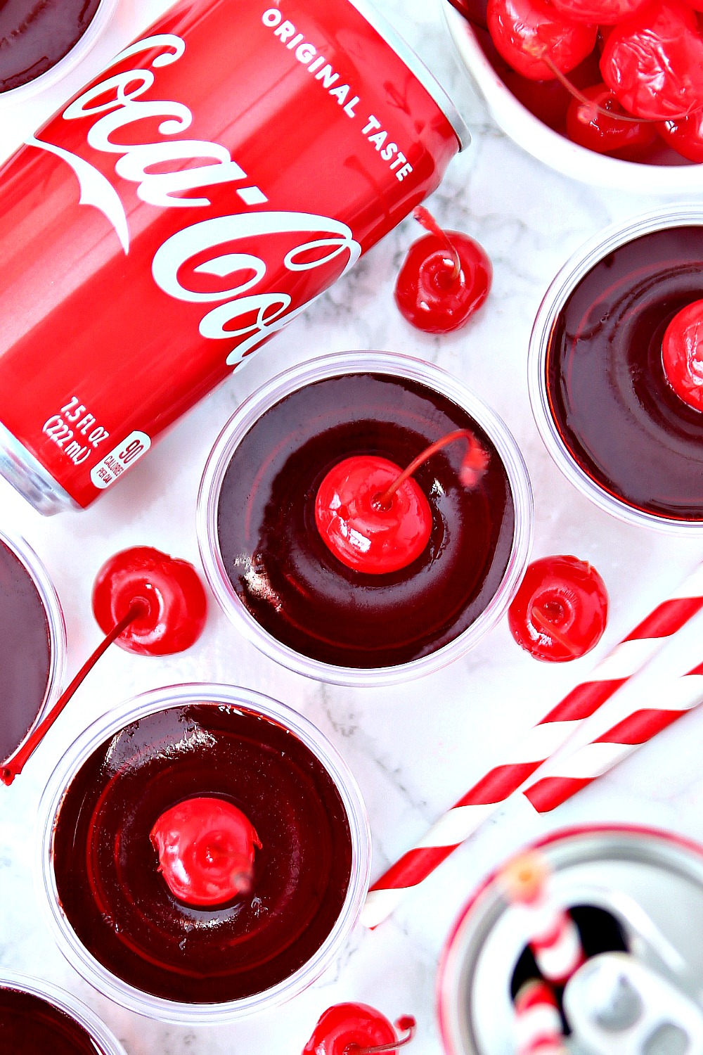 Cherry Coke Jello Shots