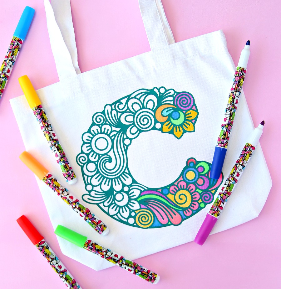 Easy DIY Cricut Canvas Tote Bag with Coloring Changing HTV - Pica's  Printables