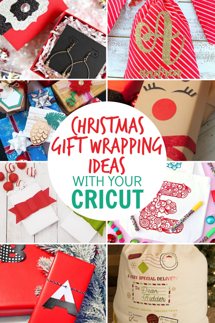 Christmas Gift Wrapping Ideas with Your Cricut