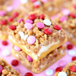 Valentine's Day Pay Day Bars Recipe