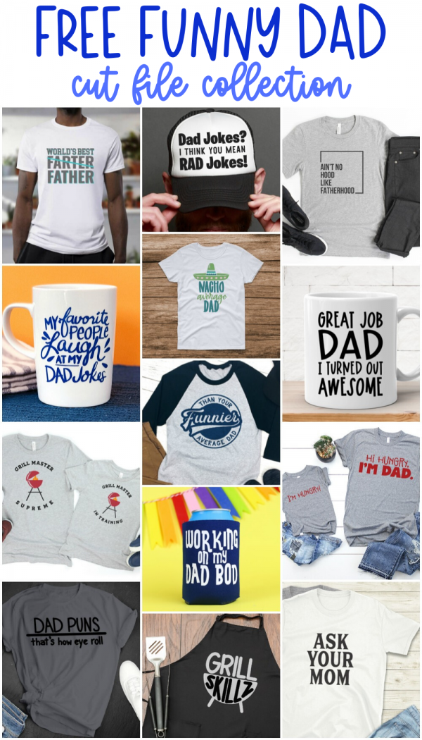 Funny Dad SVG Collection - Free Cut Files - Kara Creates