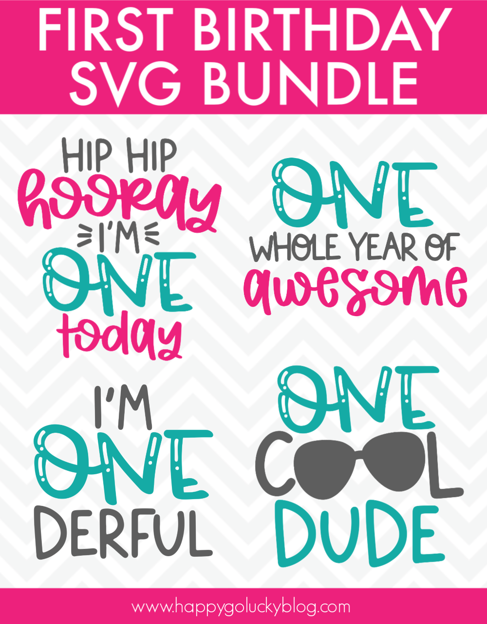 First Birthday SVG Bundle