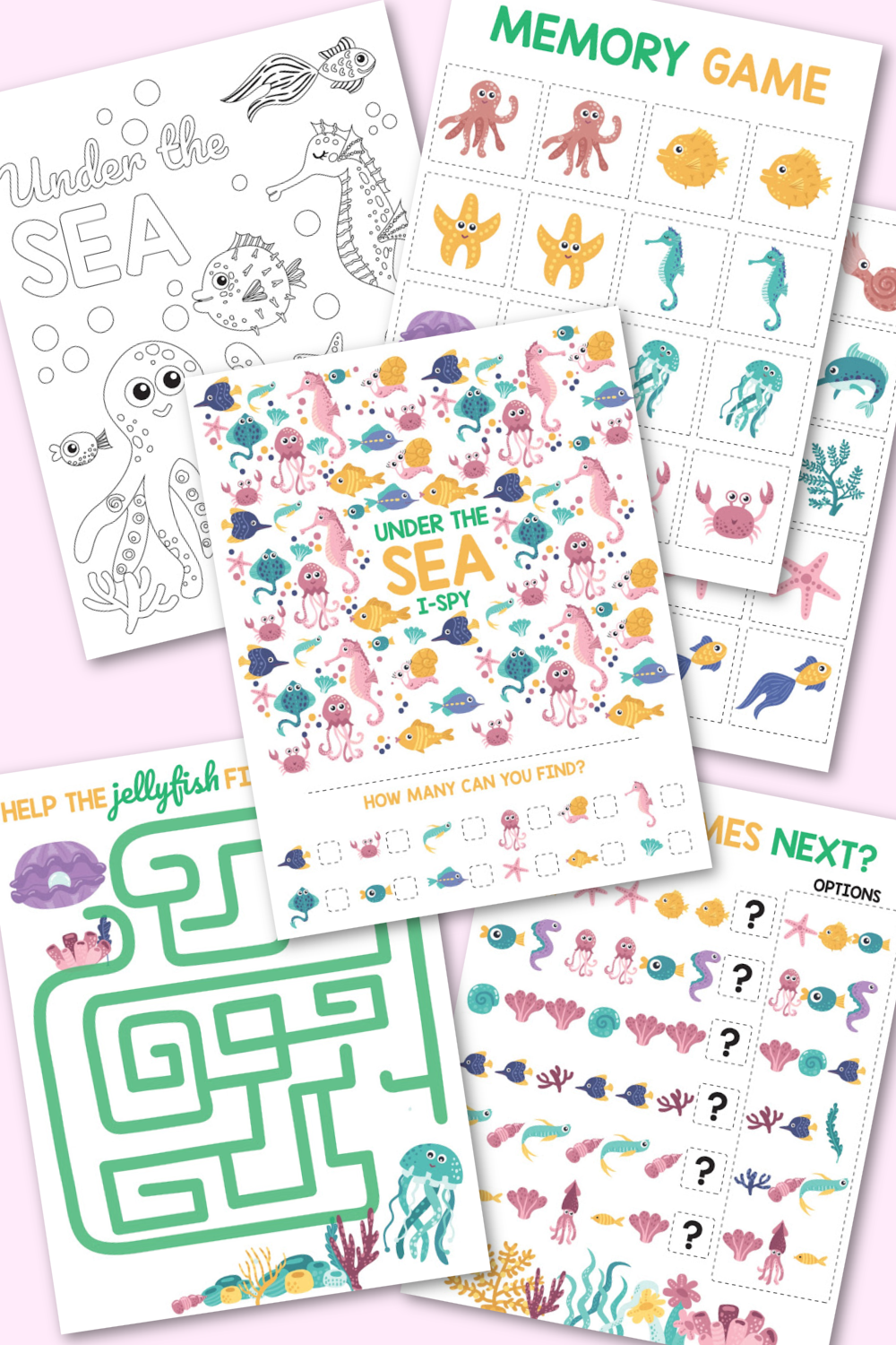 Under the Sea Activity Pack – Free Printable