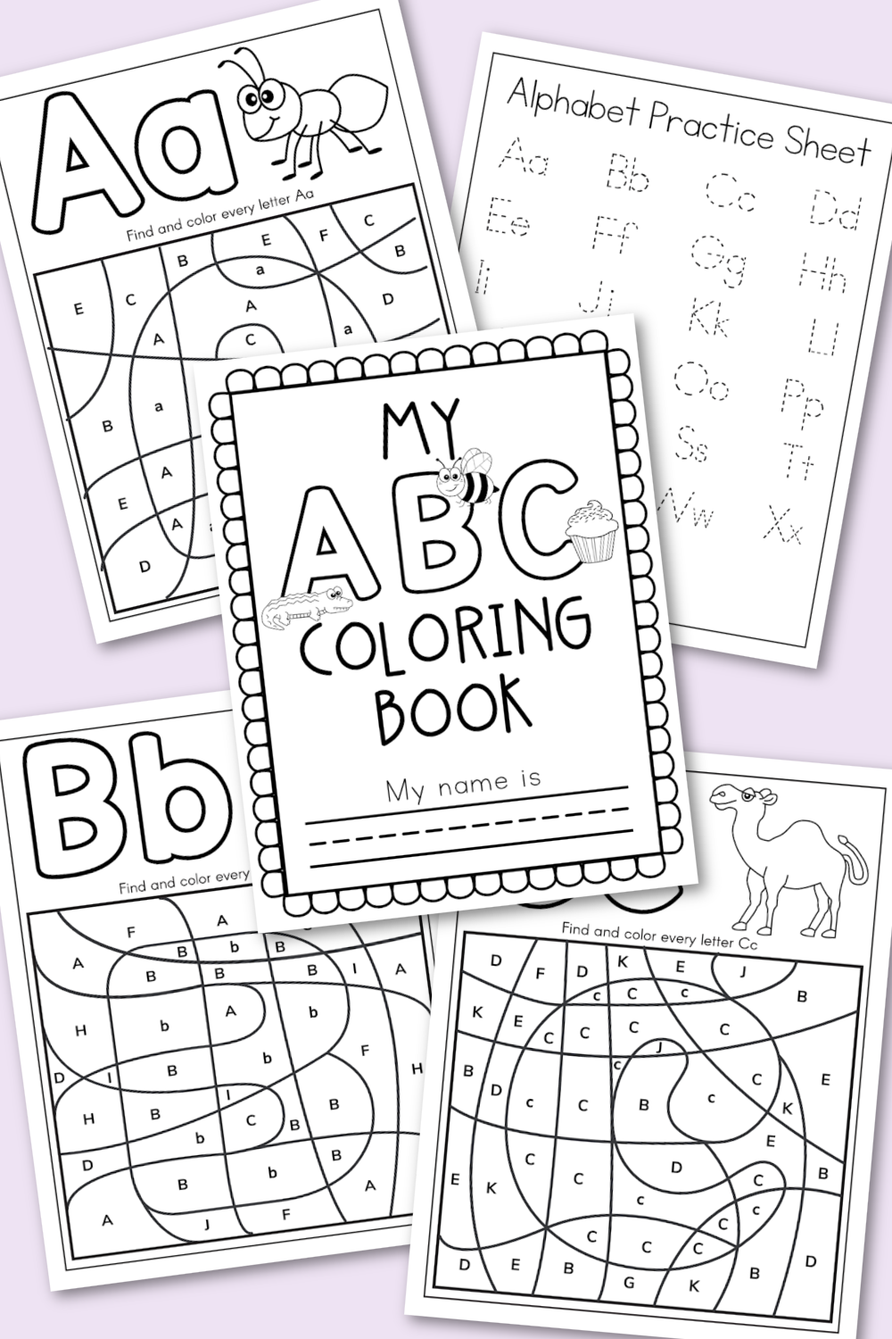 Free Printable Alphabet Coloring Book