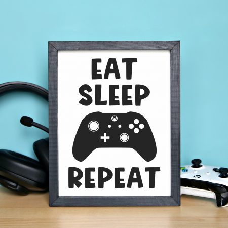 Eat Sleep Game Frame