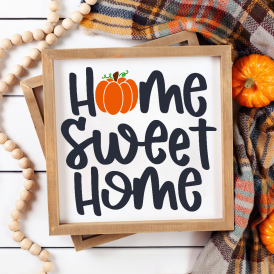 Home Sweet Home Pumpkin Sign