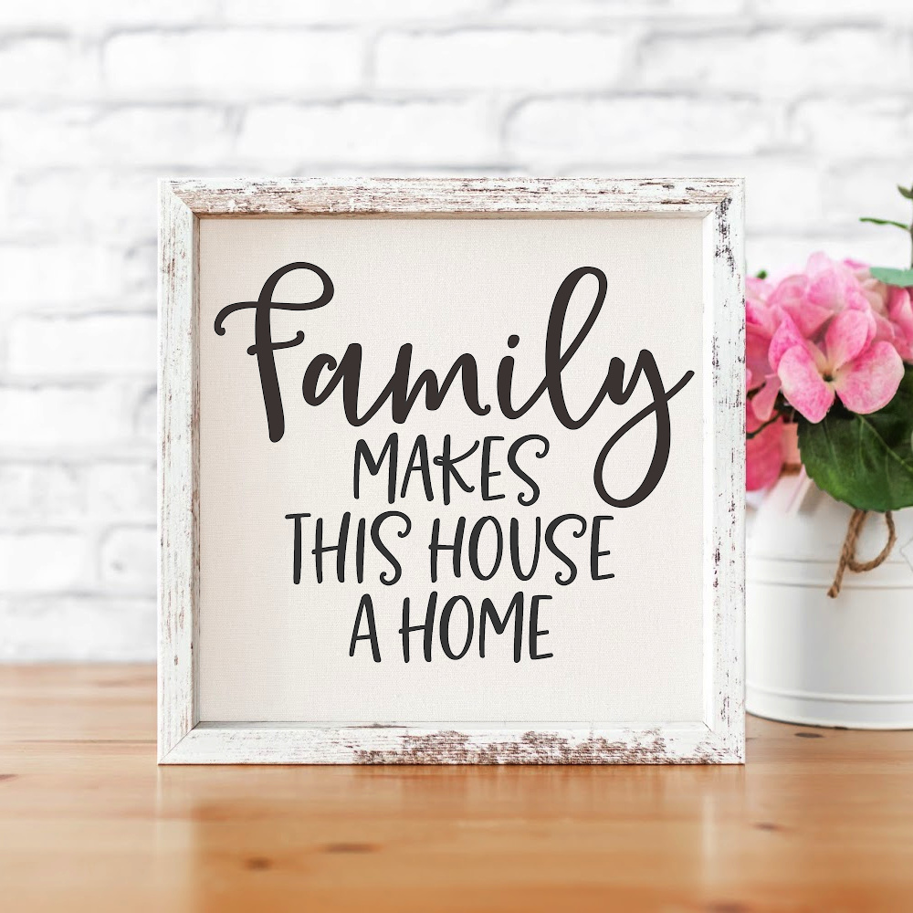 Family Makes This House a Home SVG Cut File
