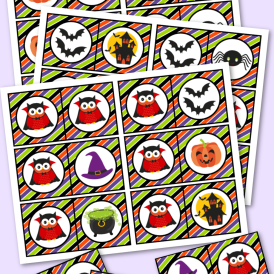 Halloween Dominoes Free Printable