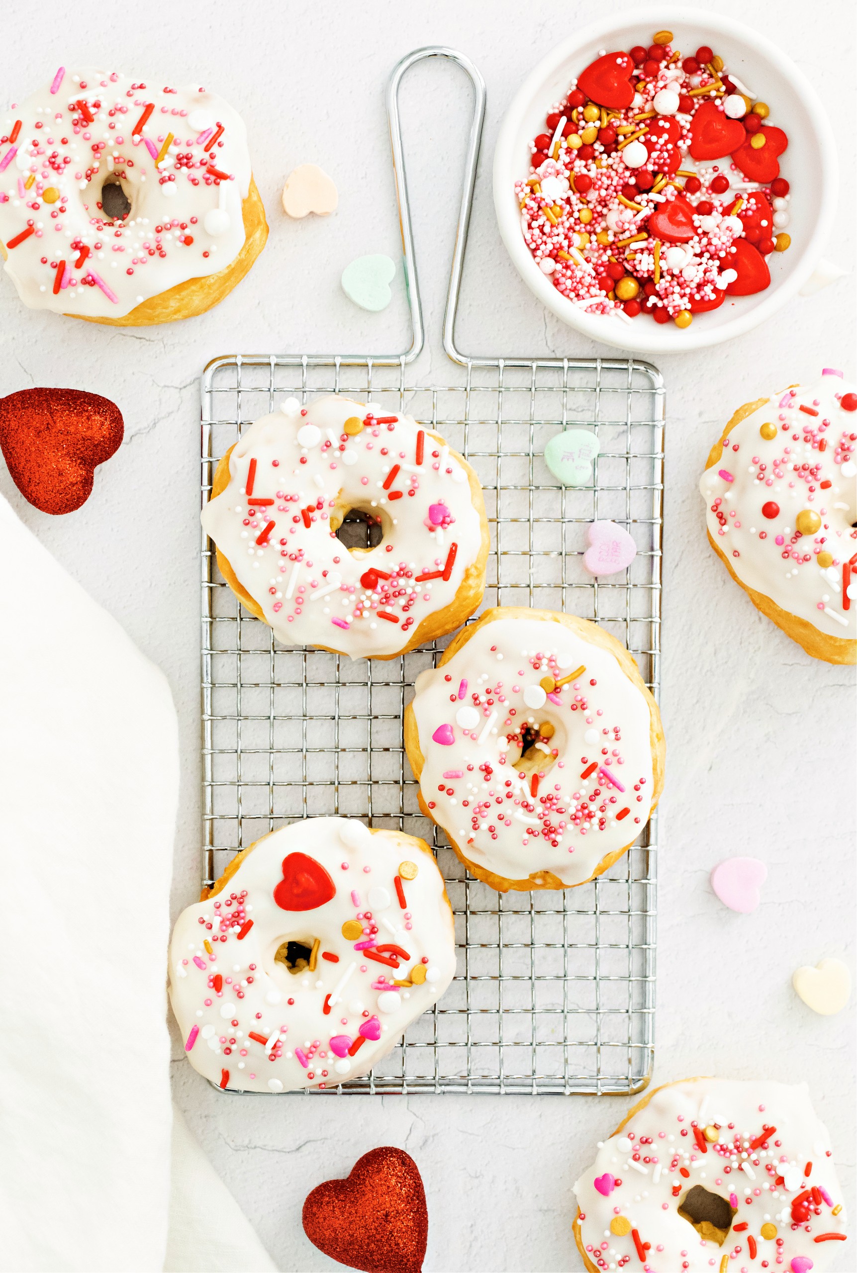 Donuts cooked in the air fryer