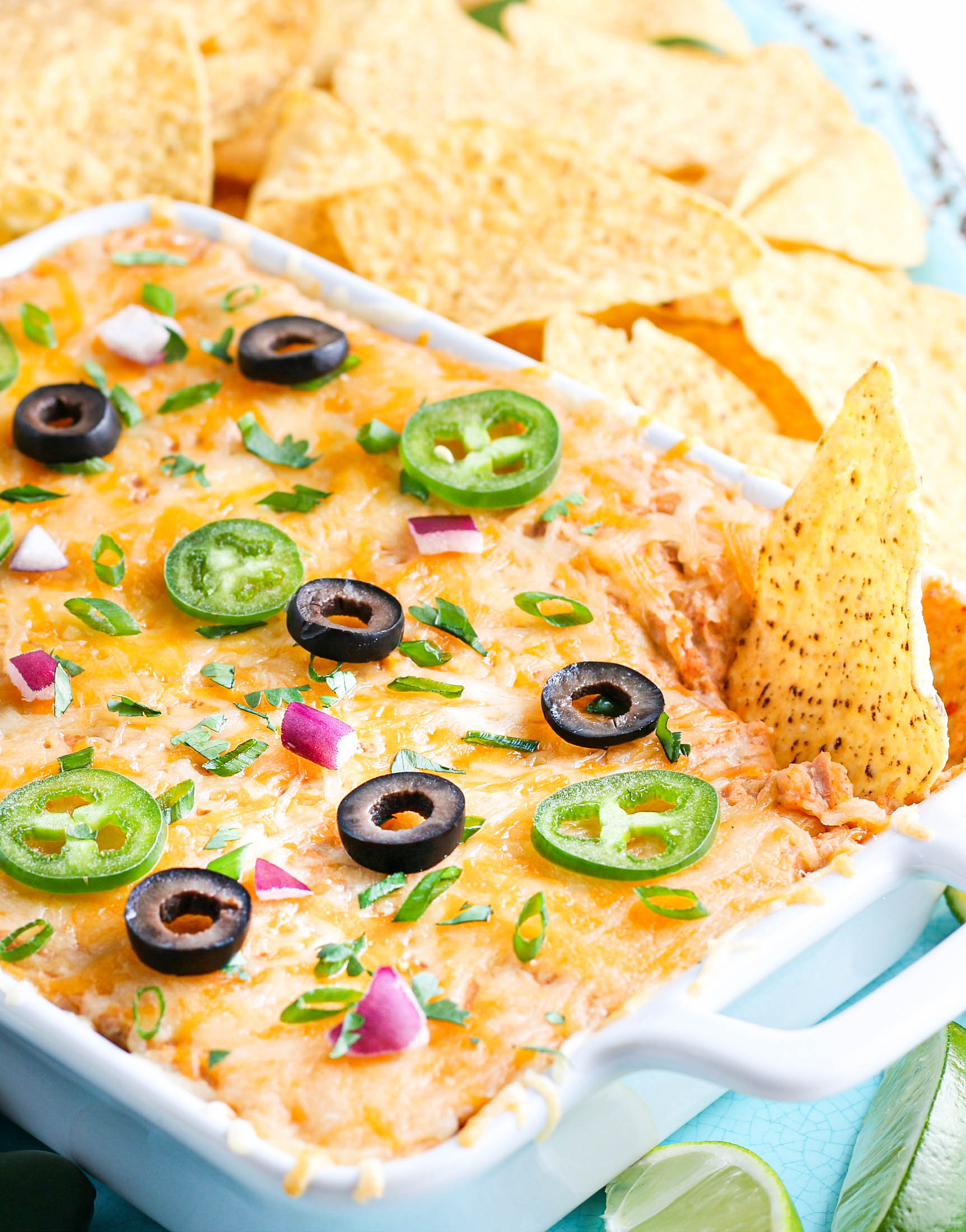 How to make an easy bean dip appetizer