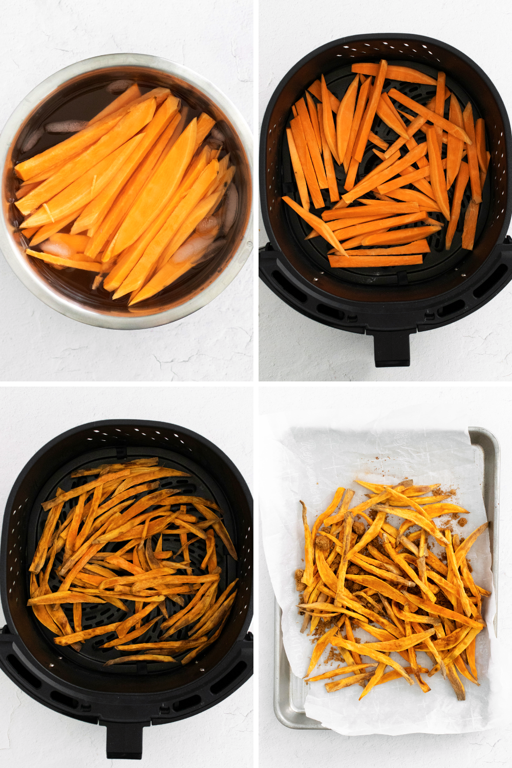 Air Fryer Sweet Potato Fries step-by-step pictures