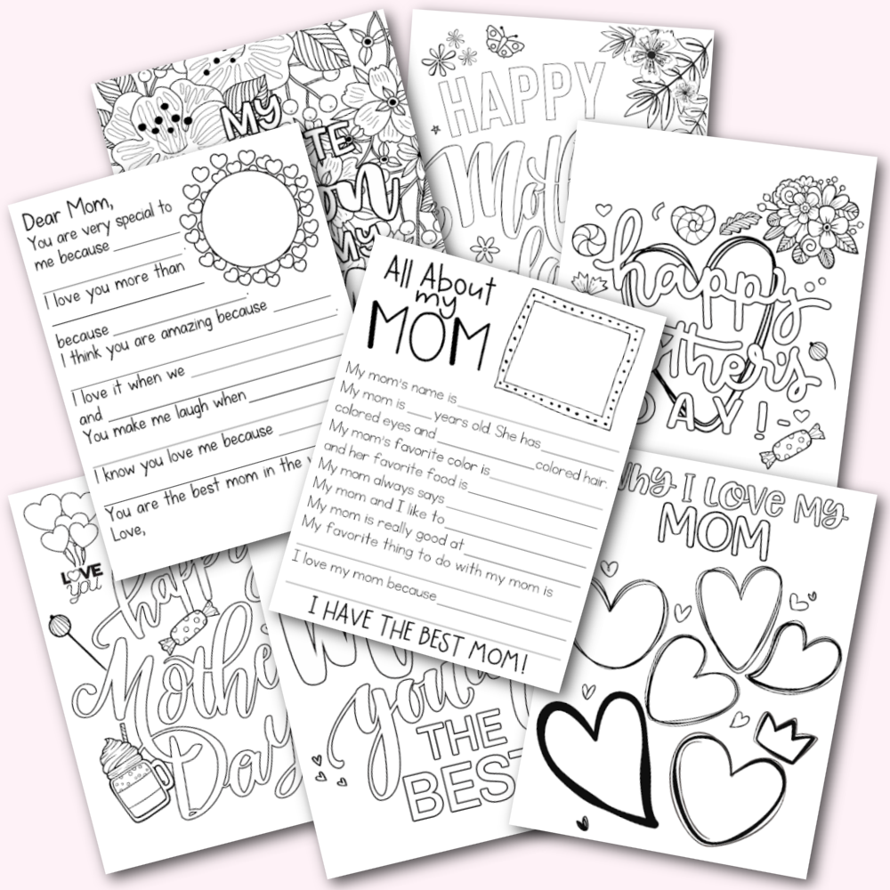 Mother’s Day Activity Pack {Free Printable}