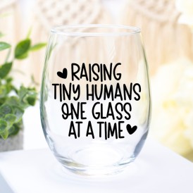Raising Tiny Humans One Glass at a Time SVG