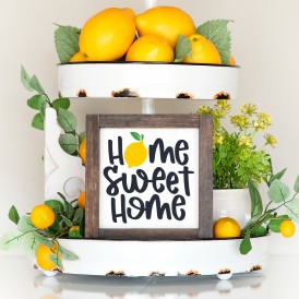 Home Sweet Home Lemon Sign