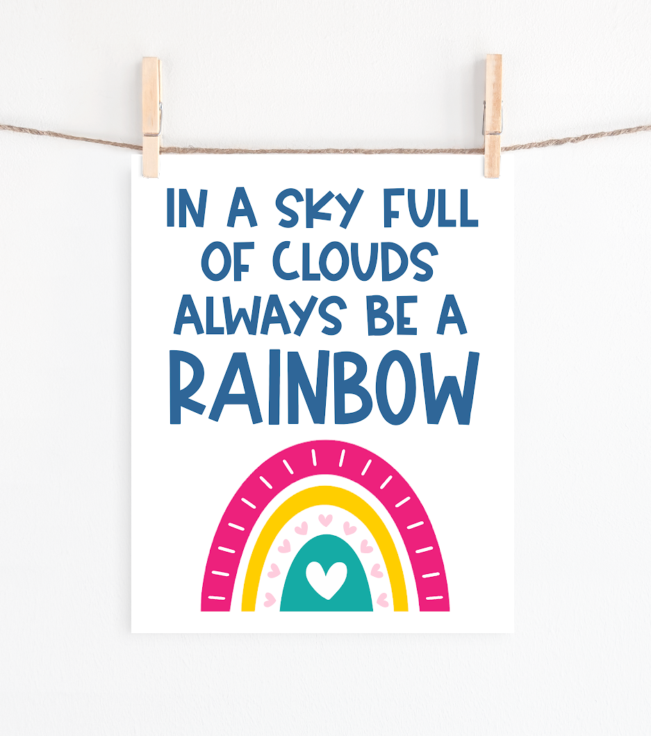 Inspirational Rainbow Printables