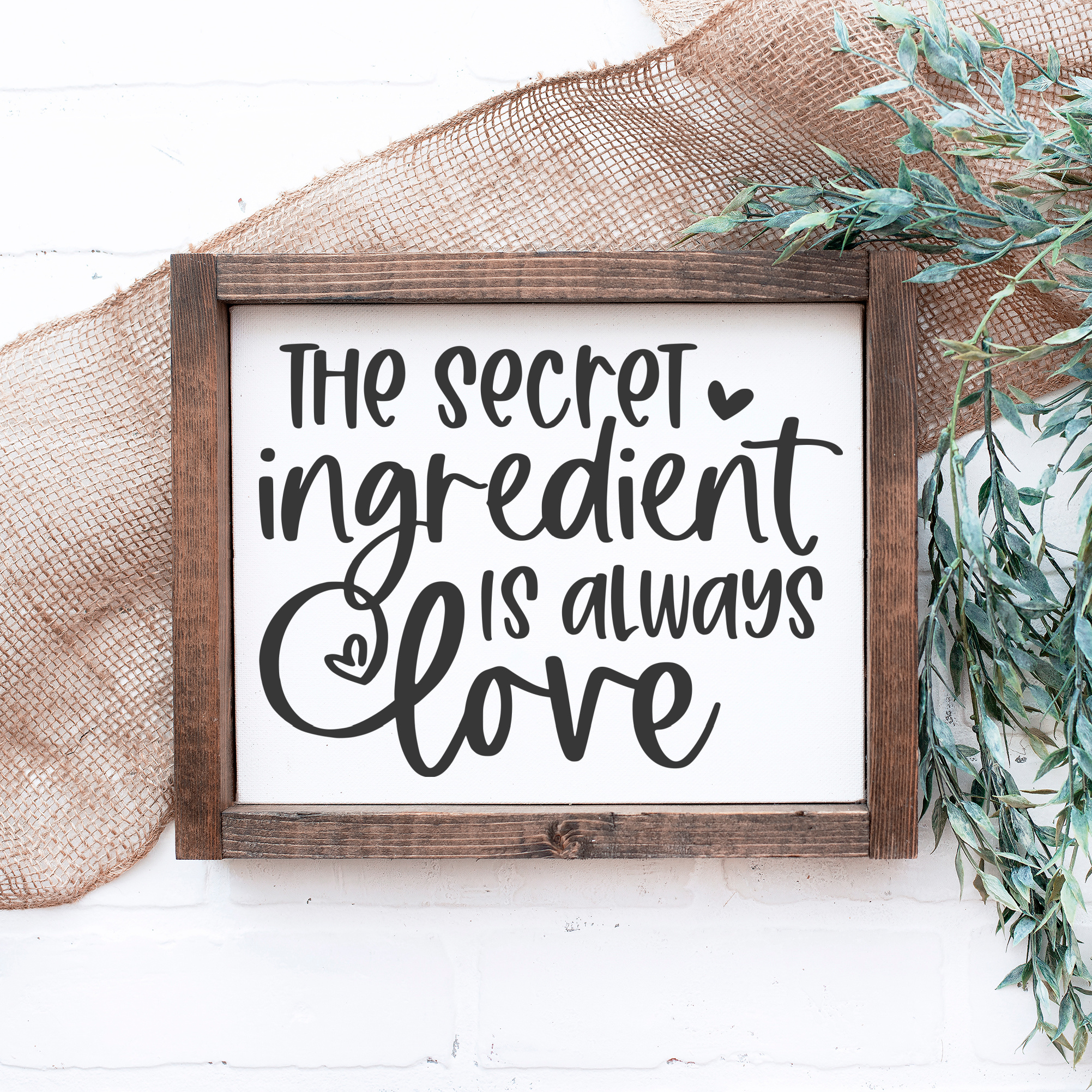 The Secret Ingredient Is Always Love SVG