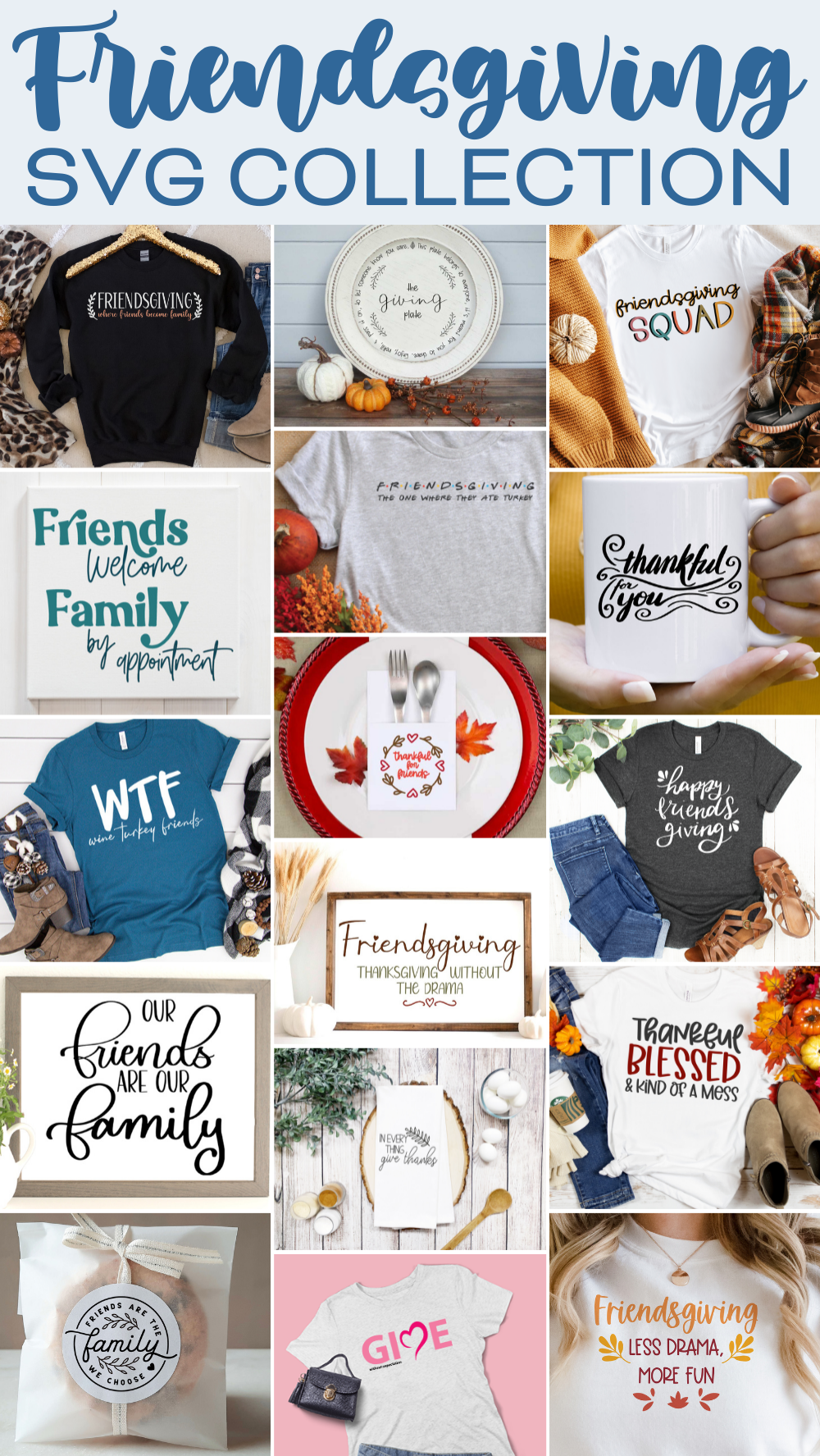 Friendsgiving SVG Collection