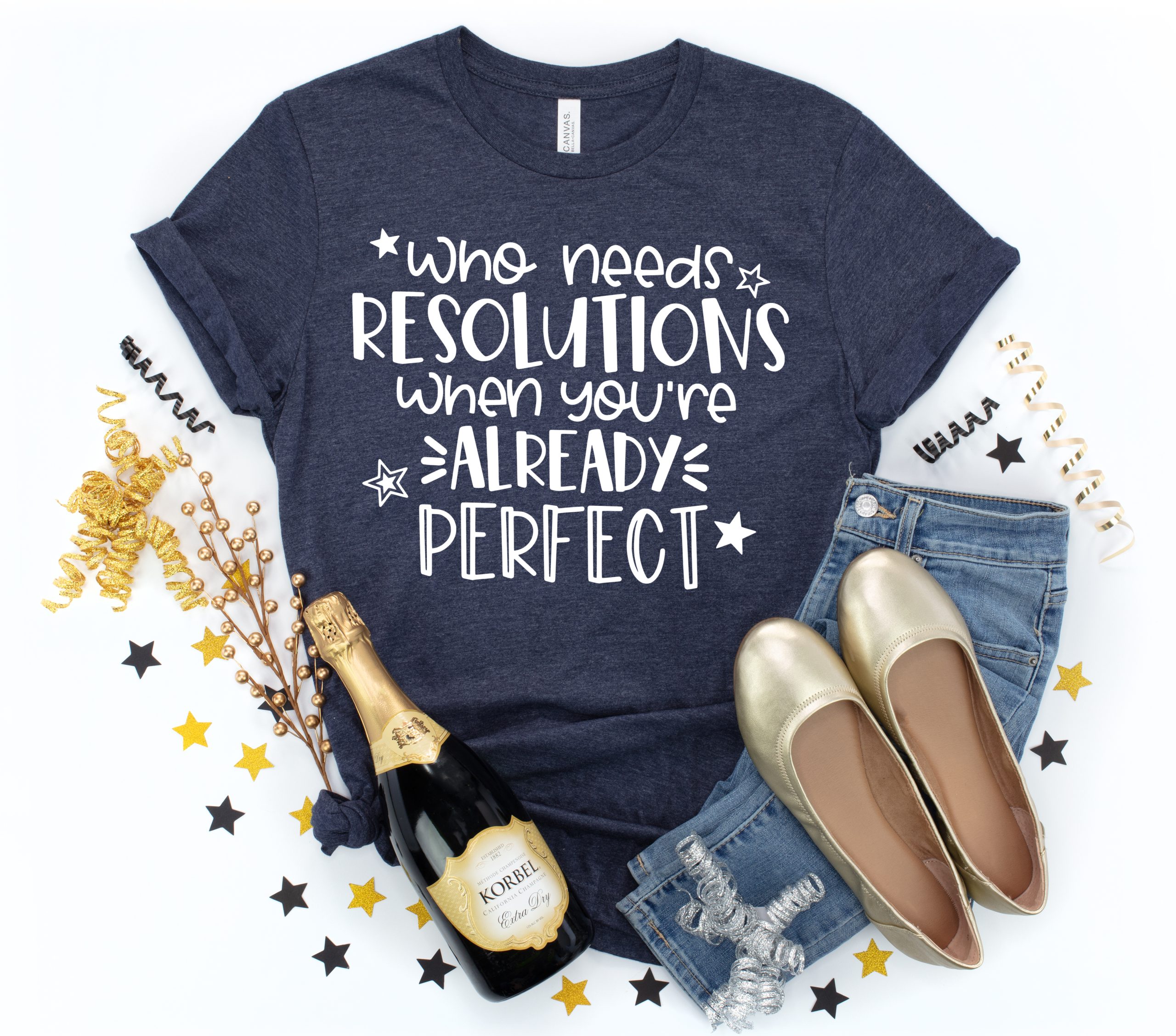 Who Needs Resolutions - Free New Year's Eve Cut File