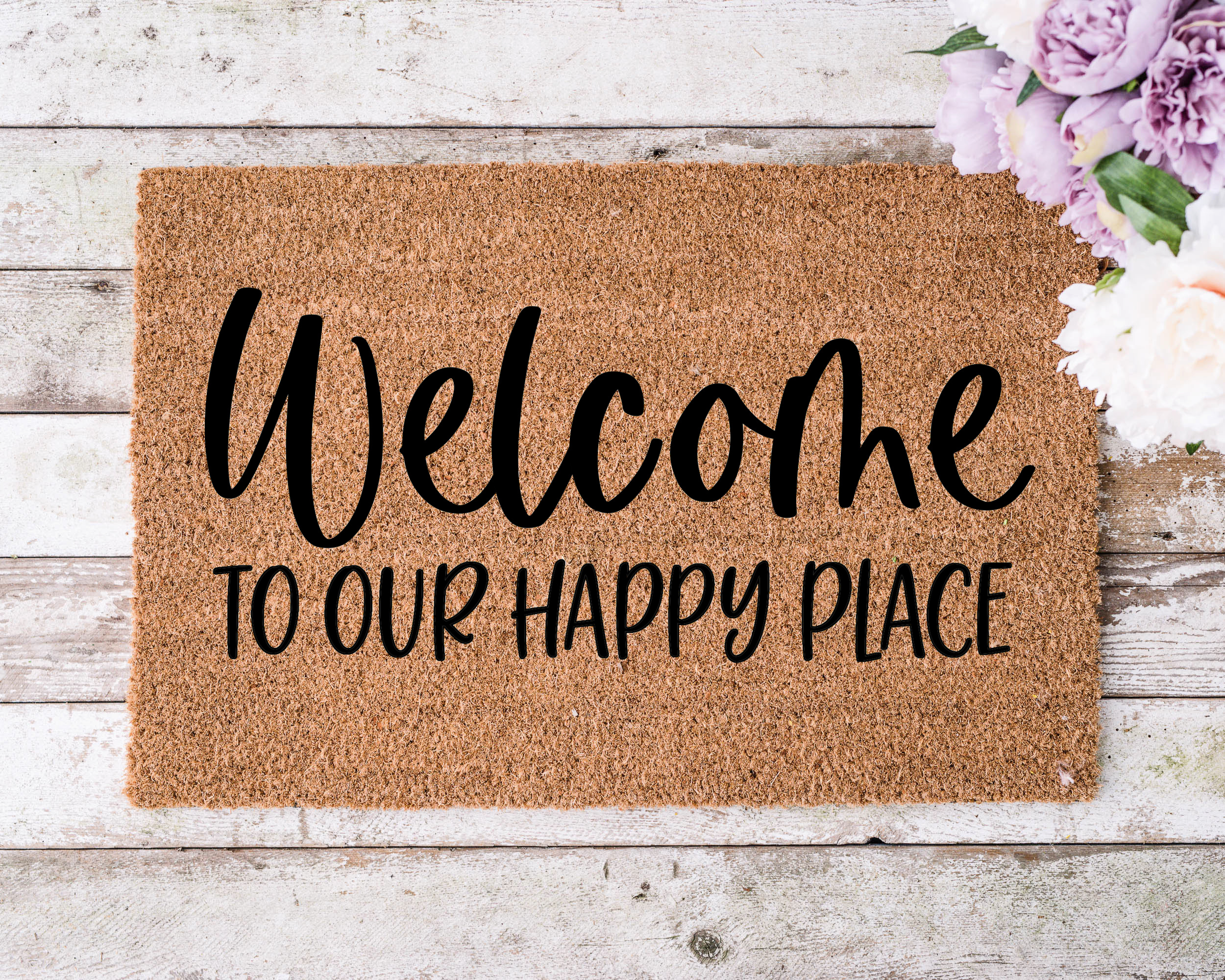 Welcome to our Happy Place SVG Cut File