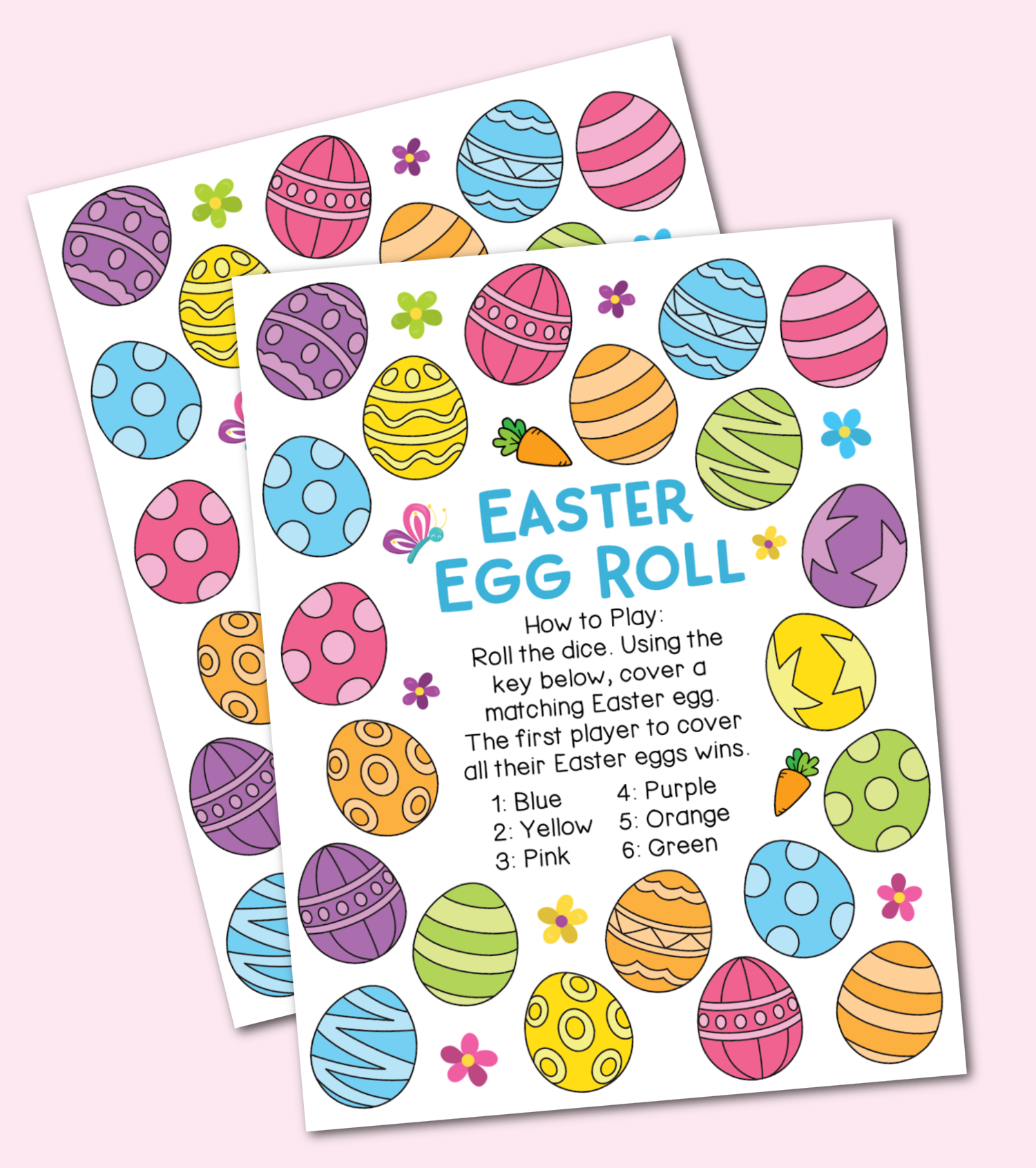 Free Easter Egg Roll Dice Games