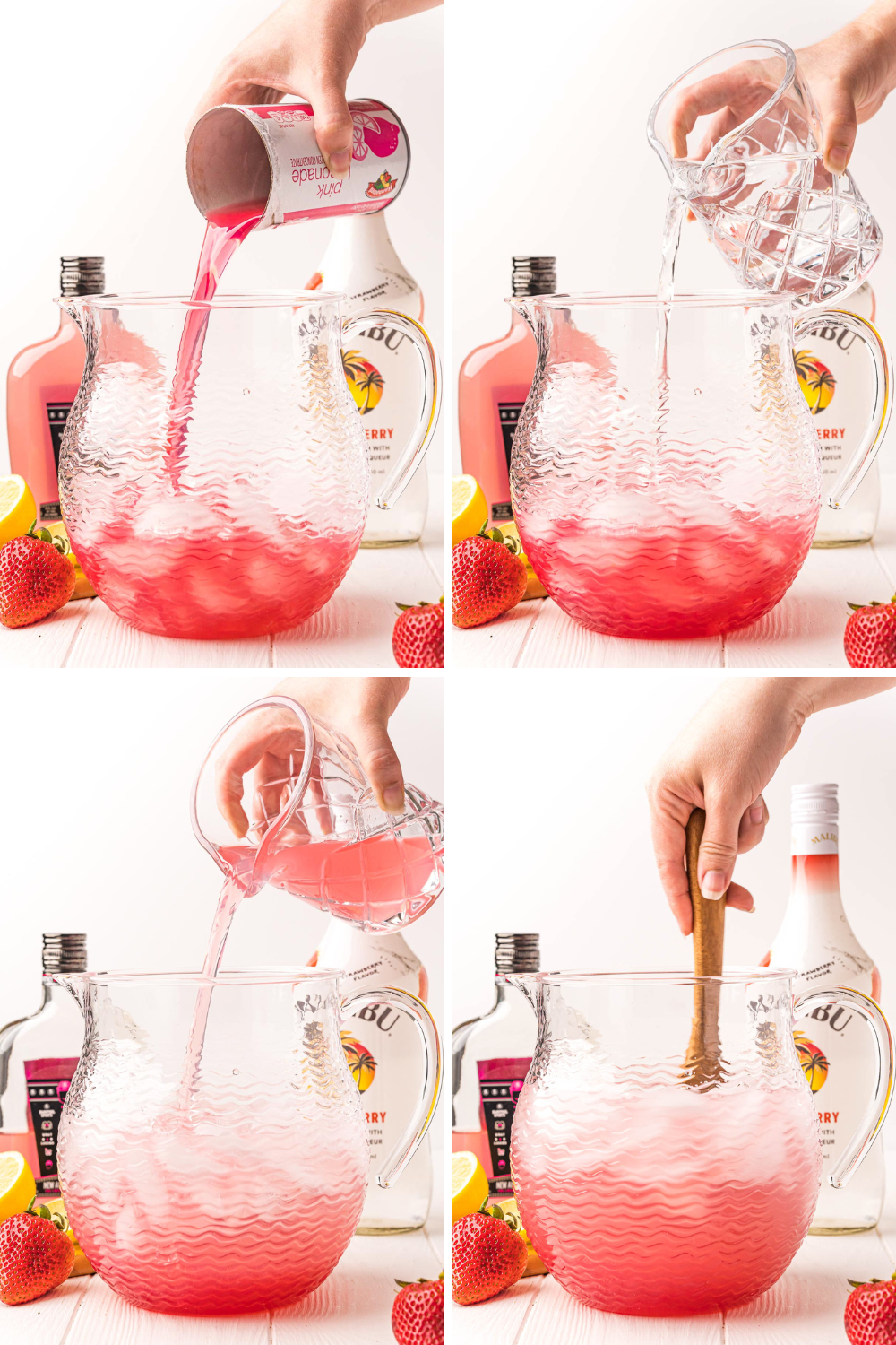 How to make Spiked Strawberry Lemonade