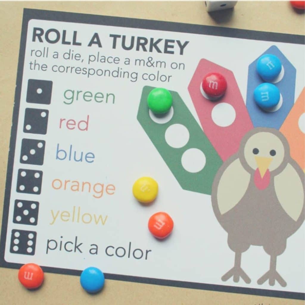 Roll a Turkey Game