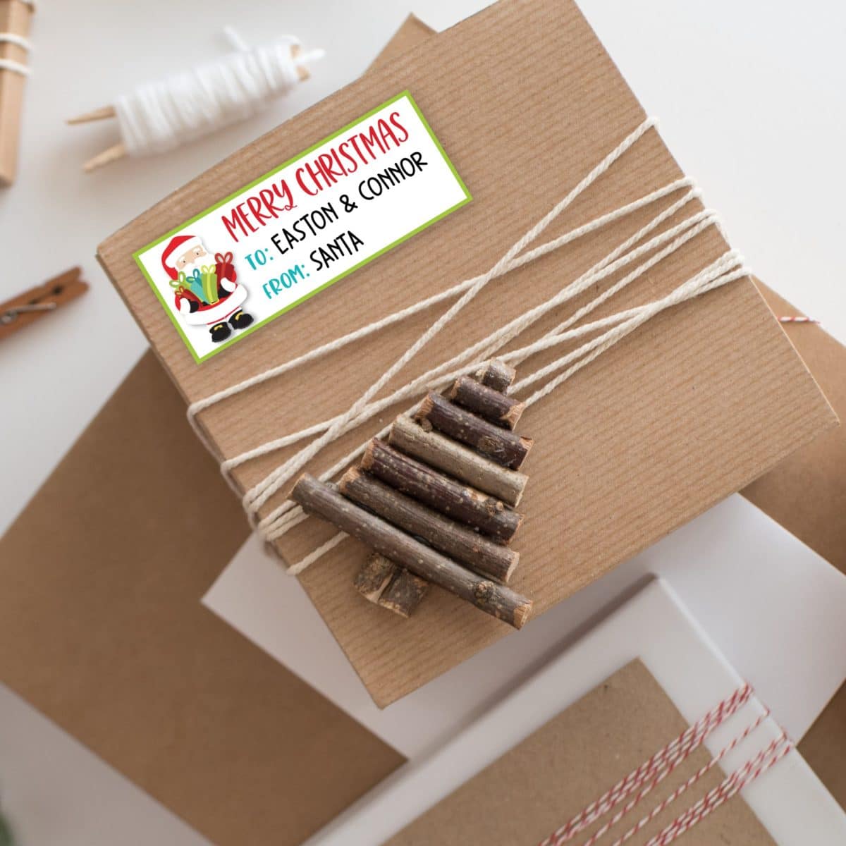 Printable Christmas Gift Labels - Kara Creates