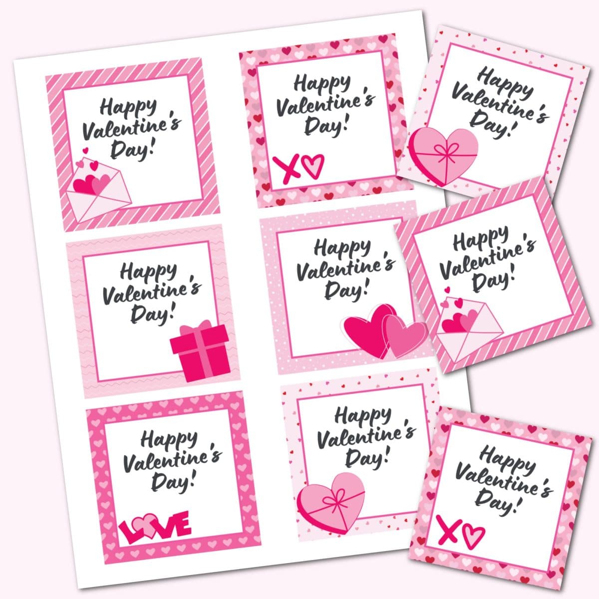 Editable Valentine's Day Gift Tags - Free Download