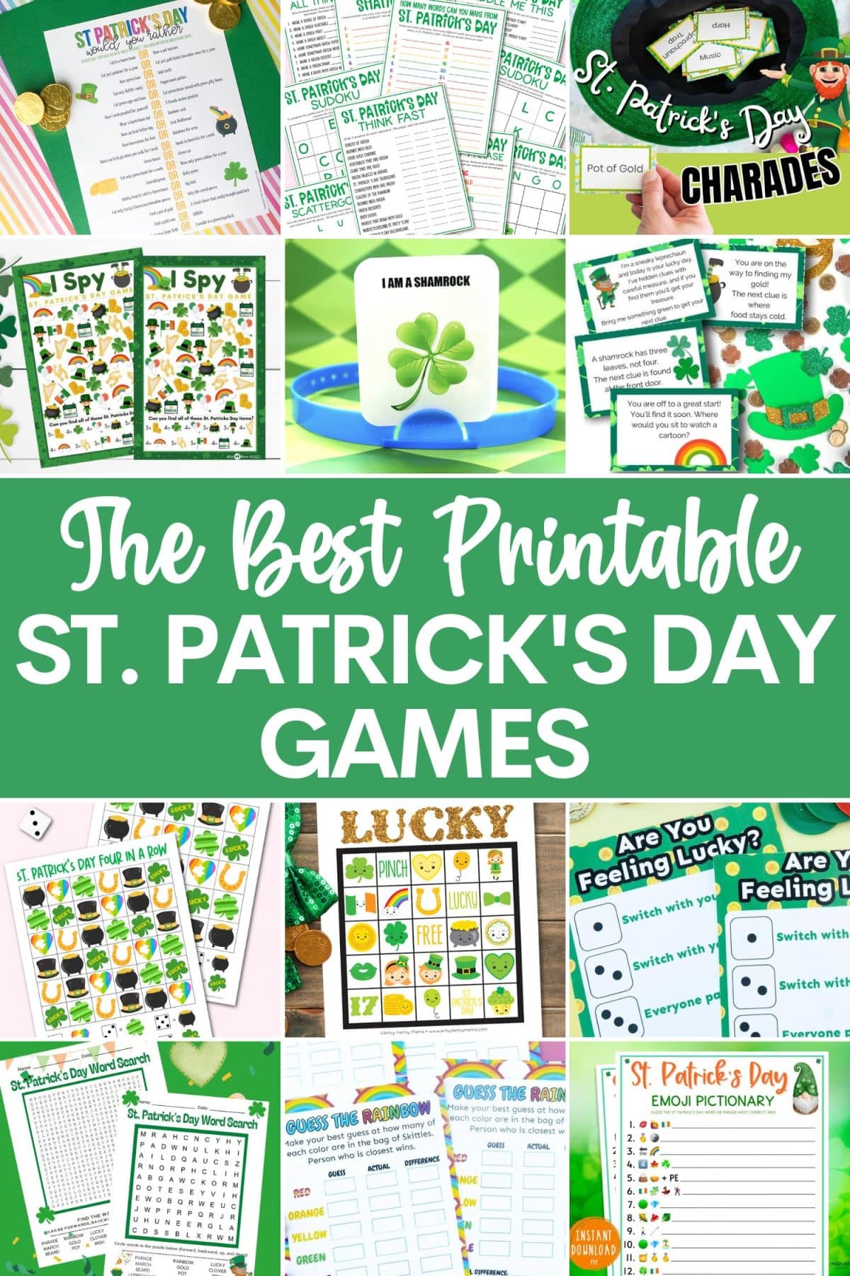 Printable St. Patrick’s Day Games