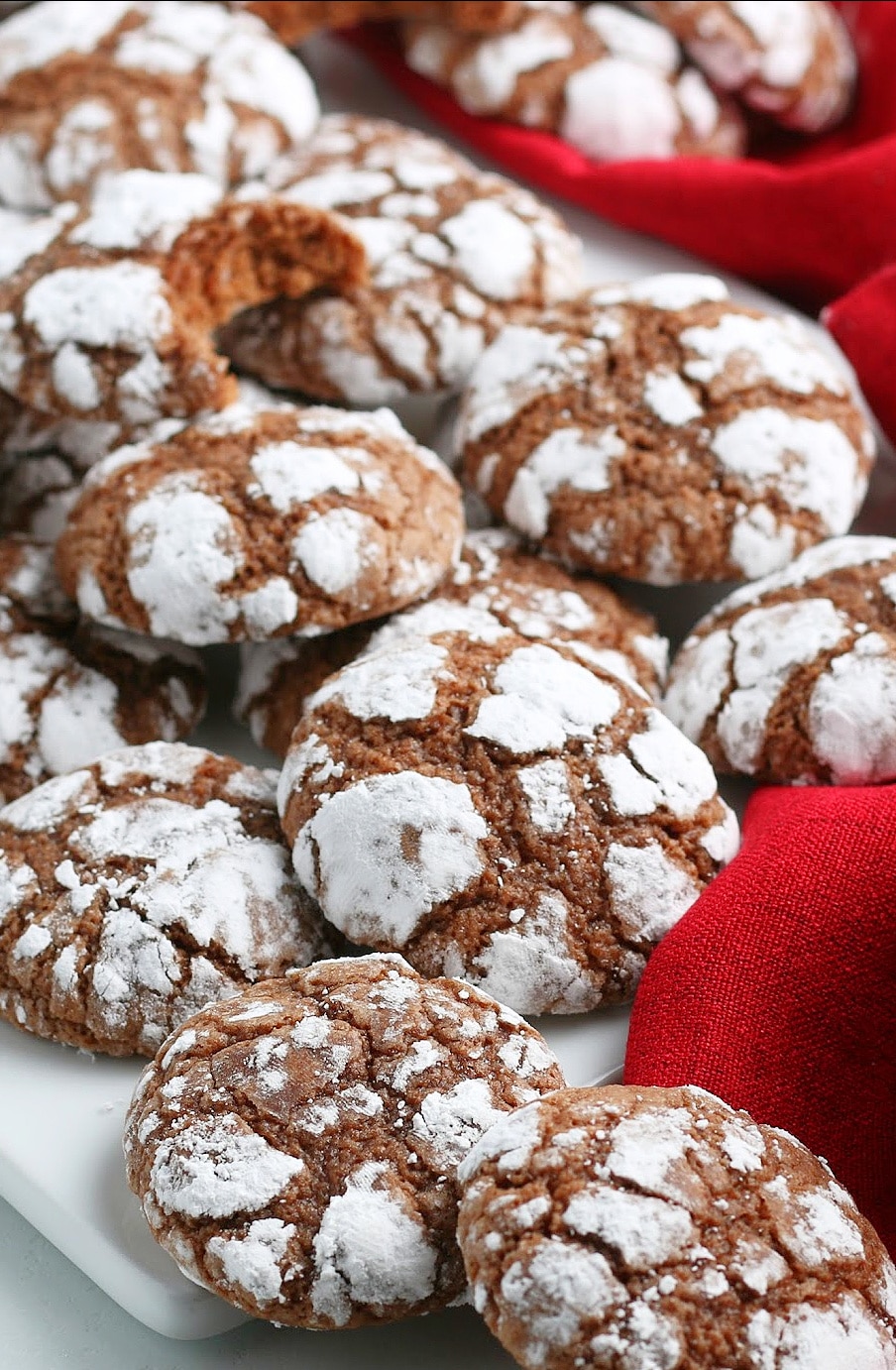 Recipe for Chocolate Crinkle Cookies