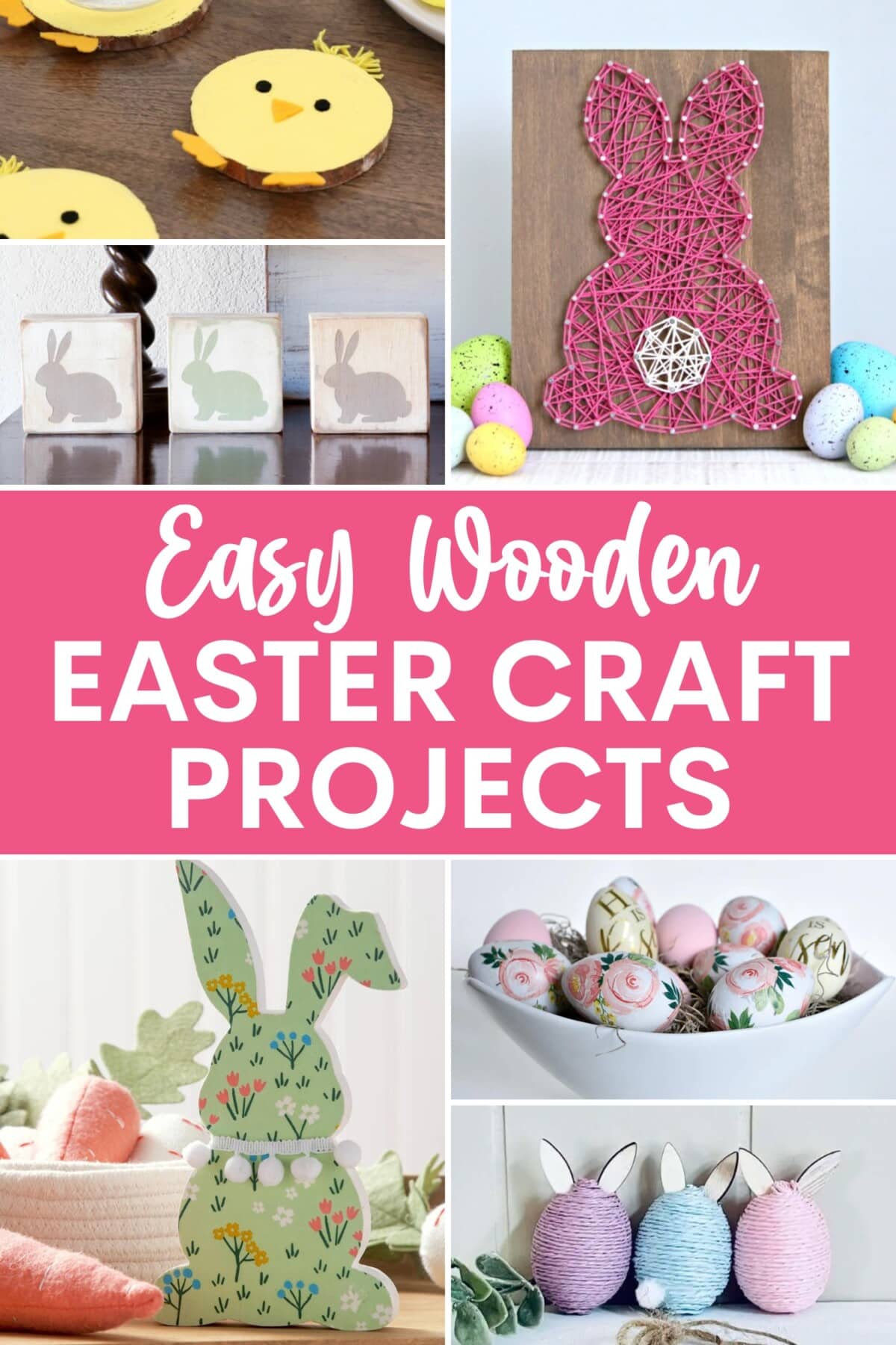 Easy DIY Wooden Easter Crafts