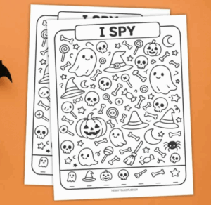 Halloween Scavenger Hunt with Riddle Clue Cards - Kara Creates